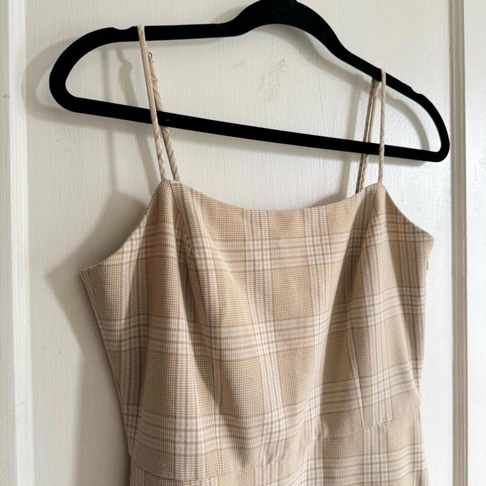 Aritzia Wilfred Isabelle 90s Check Mini Dress - Picture 4 of 10